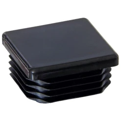 Embout Carré Entrant Noir Ø Ext. Tube 100x100mm PRODIF-SOMEC E4190