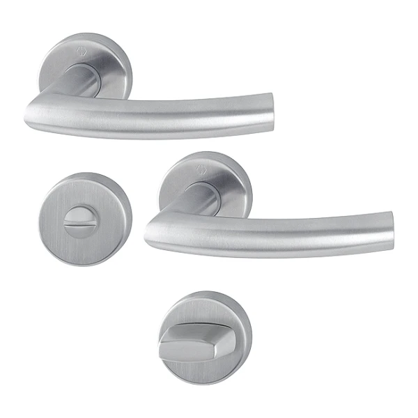 Ensemble Poignées Sur Rosace à Condamnation - Trondheim Hoppe 1 Ensemble Poignées Sur Rosace à Condamnation - Trondheim Hoppe