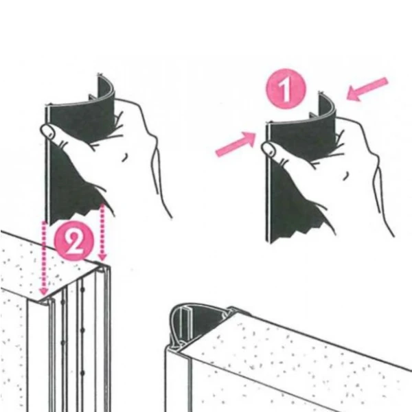 Ets Jean Jourjon Joint Isolation Coupe-feu Porte Va-et-vient 46-54 Mm 2.5 M Noir 2 Ets Jean Jourjon Joint Isolation Coupe-feu Porte Va-et-vient 46-54 Mm 2.5 M Noir - Image 2