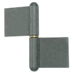 Clemenson Industrie Paumelle Grille Profilée Lame Longue Acier Brut Bague Laiton 120 Mm