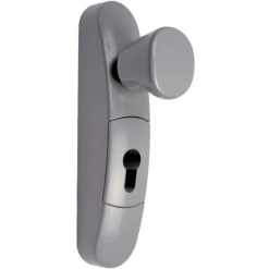 JPM Bouton Fixe Extérieur Compatible Crossbar 89 - Pushbar 90+ Et Europad - Couleur Argent