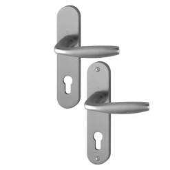 Poignée Porte Clé I New York Hoppe Porte 38-47mm Carré 7mm Alu Inox -Boutique du manoir new york cle i