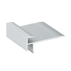 Romus Nez De Marche Percé à Double Arrêt De 5 Mm En Alu Incolore