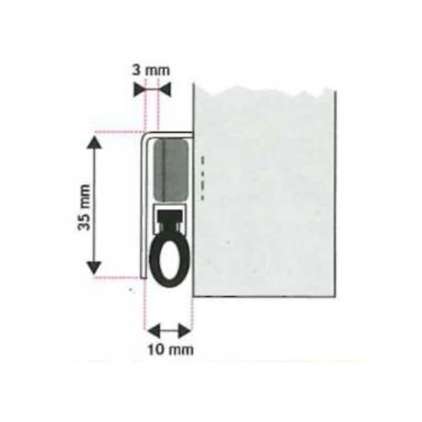 Plinthe Klomatic Prestige Blanc 0.93 M : Ets Jean Jourjon 045543 3 Plinthe Klomatic Prestige Blanc 0.93 M : Ets Jean Jourjon 045543 - Image 3