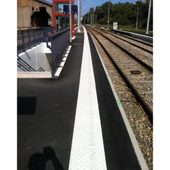 Dalle Podotactile Extérieur à Coller Blanche 820x400 Mm Romus 4220 -Boutique du manoir p184848 pic1