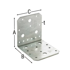 Équerre De Charpente Renforcée AB105-R Simpson Strong-Tie -Boutique du manoir p206479 0