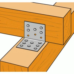 Équerre Simple ES11/40 40x80x80 Mm Simpson Strong-Tie -Boutique du manoir p209098 pic