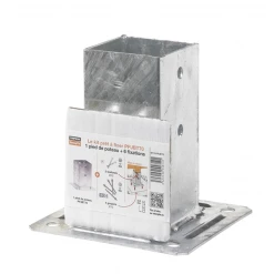 Simpson Strong-Tie Pied De Poteau Carré Sur Platine Largeur 71 Mm Hauteur 150 Mm