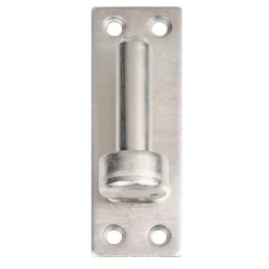 Torbel Gond Sur Plaque 40x120mm Diamètre 16mm Avec Trous Fraisés Zingué Blanc