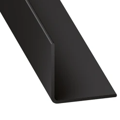 Cornière D'angle égale PVC Noir - 20 X 20 Mm - Longueur 2 Mètres CQFD 2003-70550