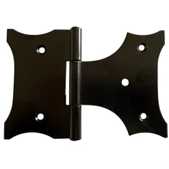 Charnière Intermédiaire Broche Sertie CQFD Percée 55x75x93mm Acier Noir