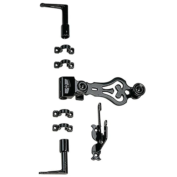 Sachet D'accessoires Pour Espagnolette Tubrain Torbel Alu Noir 2 Sachet D'accessoires Pour Espagnolette Tubrain Torbel Alu Noir - Image 2