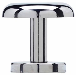 Patère Murale à Une Tête Rossignol Util - Chromé - Diamètre 60 Mm -Boutique du manoir patere chromee