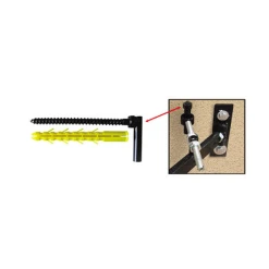 I.N.G. Fixations Pièce Gond Angle Isolation Extérieur ING Fixations Lot De 4 -Boutique du manoir piece gond en angle