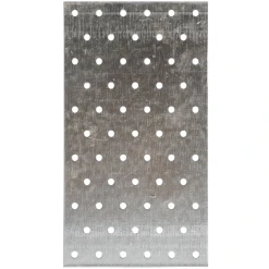 Simpson Strong-Tie Plaque Perforée En Acier Galvanisé NP - 60 X 160 X 2 Mm