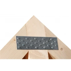 Simpson Strong-Tie Plaque Perforée En Acier Galvanisé NP - 60 X 160 X 2 Mm -Boutique du manoir plaques perforees np pour liaison de charpente simpson strong tie square 1000x1000 6