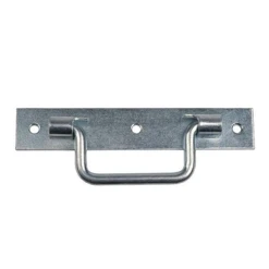 Poignée Sur Platine Torbel St Étienne Acier Zingué Blanc Longueur 140 Mm -Boutique du manoir poig2 1