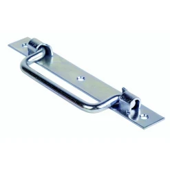 Poignée Sur Platine Torbel St Étienne Acier Zingué Blanc Longueur 160 Mm