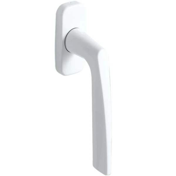 Poignée De Fenêtre à Béquille Sur Platine Vachette Riviera Blanc 2 Poignée De Fenêtre à Béquille Sur Platine Vachette Riviera Blanc - Image 2