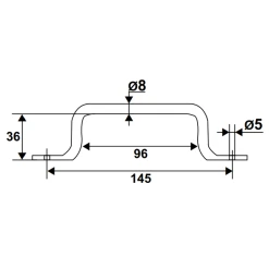 Poignée De Persienne Torbel Aluminium Blanc Pour Volet Alu Et PVC