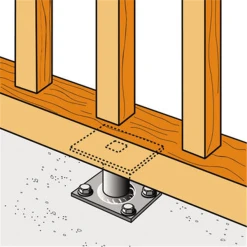 Petit Pied De Poteau Hauteur 80 Mm Simpson Strong-Tie PPMINI80 11 Petit Pied De Poteau Hauteur 80 Mm Simpson Strong-Tie PPMINI80 -Boutique du manoir ppminimes 525135