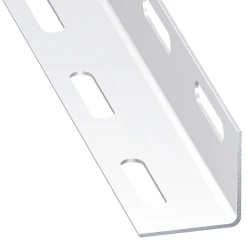 CQFD Cornière égale Perforée Acier Laminé Froid époxy Blanc 38 X 38 Mm2 M