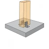 Équerre Renforcée E17 75x150x50 Mm Simpson Strong-Tie E17/2