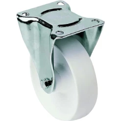 Prodif-Somec Roulette En Polypropylène Blanc - Diamètre 150 Mm - Capacité De 350 Kg