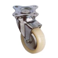 Prodif-Somec Roulette En Plastique Blanc à Platine Pivotante - 32 Mm - 25 Kg