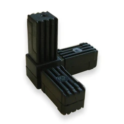 Raccord Pour Tube Carré Alu Type 3 - 20 X 20 Mm - Lot De 2 CQFD 2004-7006