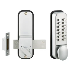 Thirard Verrou à Code Mécanique Avec Pêne Dormant En Applique - Réversible - Pour Porte épaisseur 32 à 55 Mm