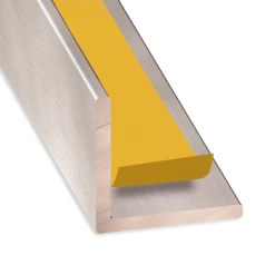 Cornière D'angle Adhésive Aluminium Coloris Inox - 15 X 15 Mm - épaisseur 1.5 Mm - Longueur 2.6 M CQFD 2070-5421