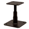 Simpson Strong-Tie Pied De Poteau Réglable Noir - Hauteur 100 à 150 Mm - Platine 100x100mm Et 130x130mm