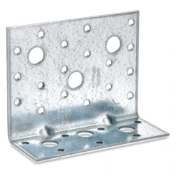 Simpson Strong-Tie Equerre Large Renforcée AE - Acier Galvanisé - 90 X 48 X 75 Mm épaisseur 3 Mm