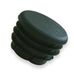 Embout Rond Entrant Pour Tube - Noir - Diamètre 16 Mm - Lot De 10 CQFD 2004-7202