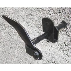 I.N.G. Fixations Butée Universelle Arrêt De Volet 55 Mm Cataphorèse Noire X2