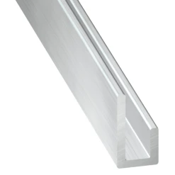 Cimaise En Aluminium Brut - Largeur 10 Mm - épaisseur 1.5 Mm - Longueur 1 M CQFD 2005-5290