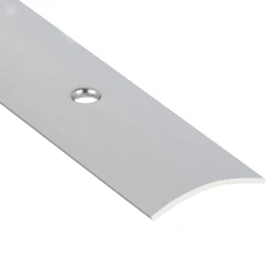 Seuil De Porte Demi-bombé Percé à Visser Largeur 30 Mm Longueur 0.93 M - Inox - Avec Fixations Romus 301003