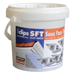 Simpson Strong-Tie Clip SFT Inox A4 Pour Lambris PVC 30 X 0.5 X 32 Mm Simpson-Strong-Tie -Boutique du manoir sft fond blanc 2 jpg