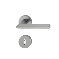 Ensemble Rosace Clé L Stockholm Hoppe Alu Inox Porte 38-47mm Carré 7mm -Boutique du manoir stockholm inox f9 cll
