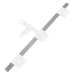 Tringle D'espagnolette Plate Torbel Inox 316L 2000 Mm Poignée à 500 Mm