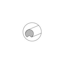 Tringle Acier Zingué Espagnolette Volet Ø14 Mm Torbel 2m Zinc Blanc